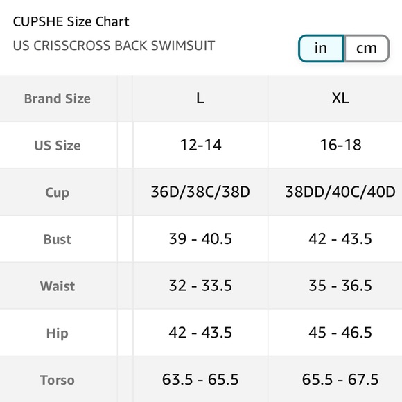 CUPSHE One Piece Swimsuit, Deep V Neck,  Crisscross Back, Color Block, Size L - Picture 11 of 11